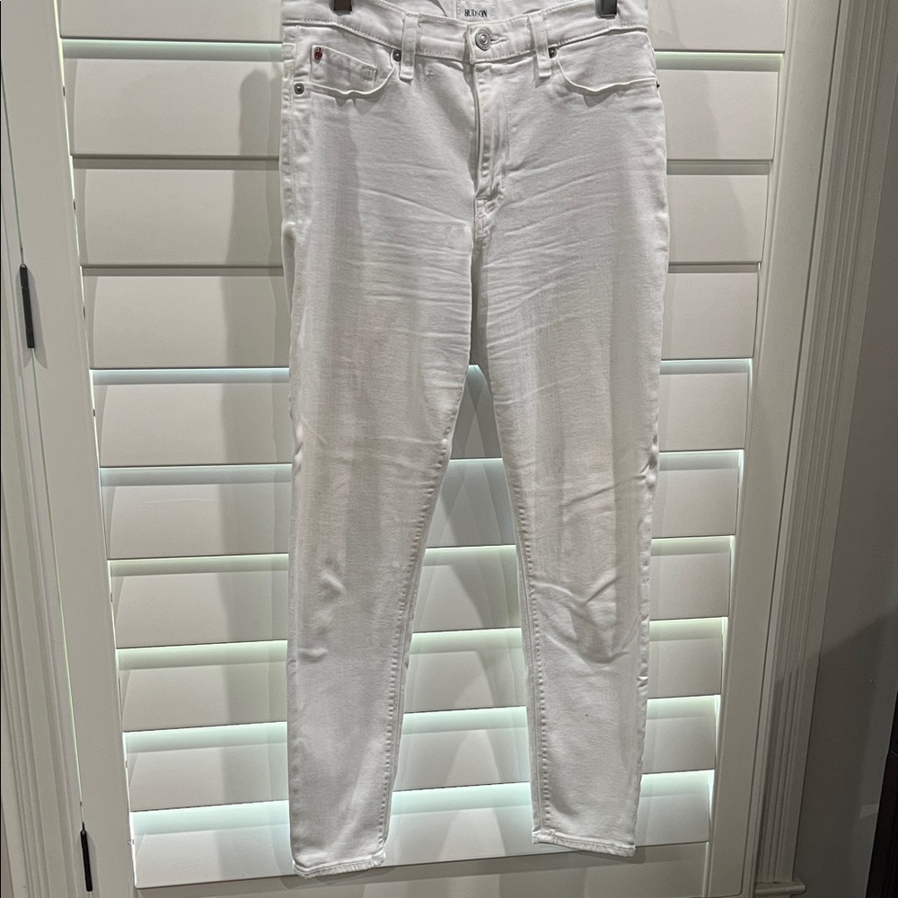 Hudson Jeans Women's Crisp White Skinny Jeans